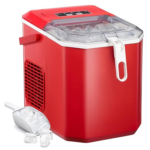 Antarctic Star Countertop Ice Maker Portable Ice Machine with Handle