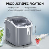 Antarctic Star Countertop Ice Maker Portable Ice Machine