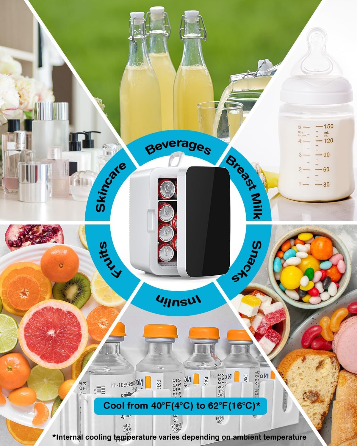 Antarctic Star 10L Compact Mini Fridge F3410 - ANTARCTIC - STARMini Fridge