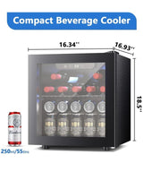 Antarctic Star 12 Bottle/48 Can Beverage Refrigerator Cooler - 1.3 cu.ft - ANTARCTIC - STAR