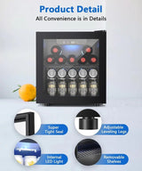 Antarctic Star 12 Bottle/48 Can Beverage Refrigerator Cooler - 1.3 cu.ft - ANTARCTIC - STAR