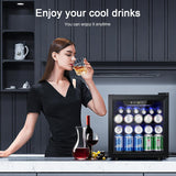 Antarctic Star 12 Bottle/48 Can Beverage Refrigerator Cooler - 1.3 cu.ft - ANTARCTIC - STAR