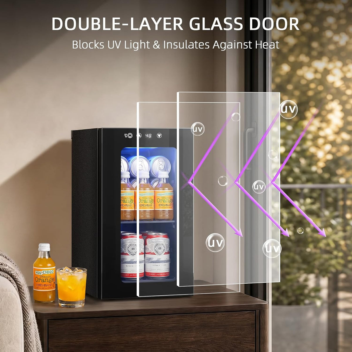 Antarctic Star 12-Can Countertop Beverage Refrigerator - ANTARCTIC-STARBeverage Refrigerators