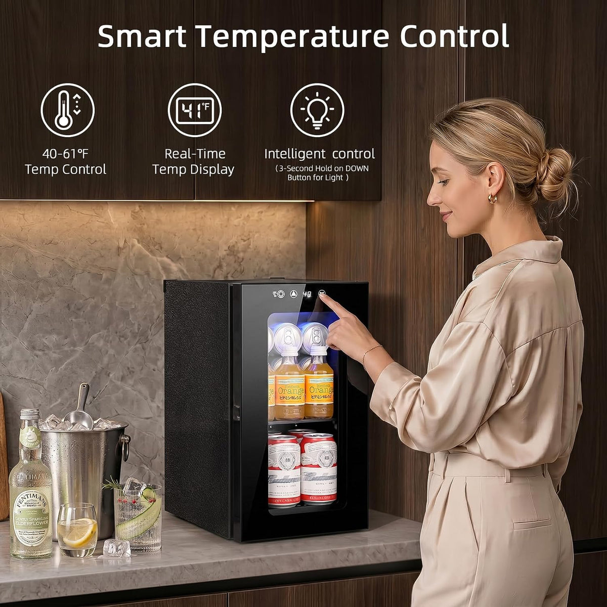 Antarctic Star 12-Can Countertop Beverage Refrigerator - ANTARCTIC-STARBeverage Refrigerators