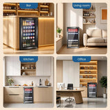 Antarctic Star 130 Can Mini Fridge, 3.1 Cu. Ft. Beverage Cooler with Adjustable Digital Thermostat - ANTARCTIC-STARBeverage Refrigerators