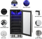 Antarctic Star 15inch Beverage Refrigerator W5885B - ANTARCTIC - STARBeverage Refrigerators