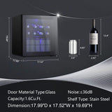 Antarctic Star 1.6cu.ft Wine Cooler W580042 - ANTARCTIC - STARBeverage Refrigerators