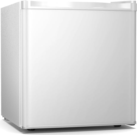 Antarctic Star 1.7Cu.Ft Compact Refrigerator Mini Fridge Glass Door Low Noise Freezer Storage of Beverages Vegetables Fruits, Black - ANTARCTIC - STARMini Fridge