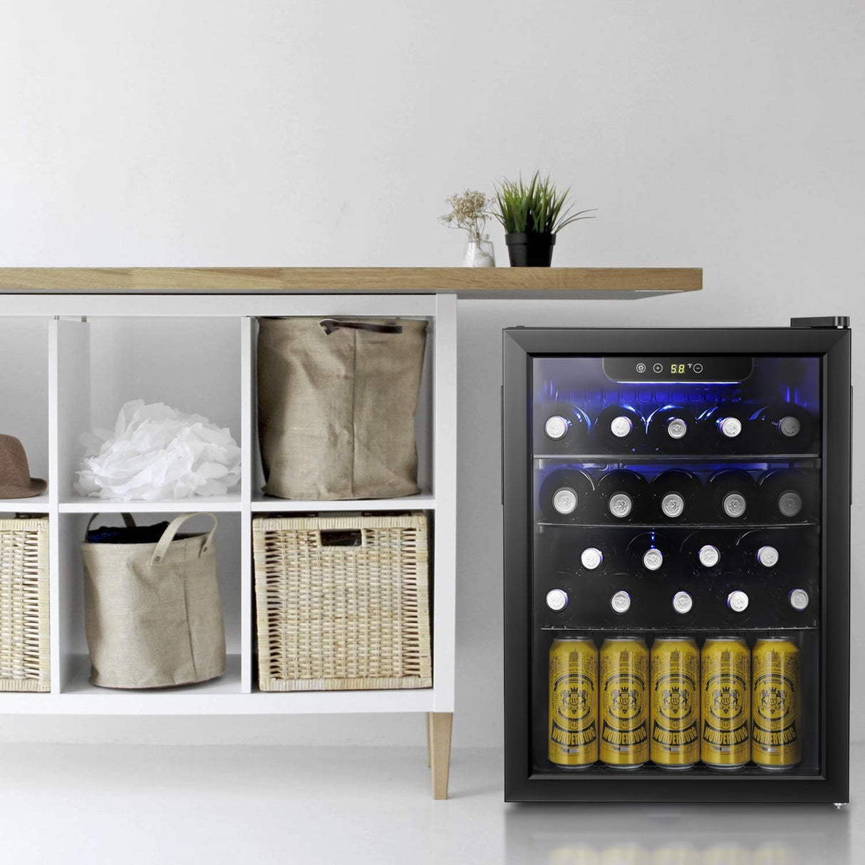Antarctic Star 24 Bottle Wine Cooler/Cabinet Beverage Refrigerator - ANTARCTIC - STAR