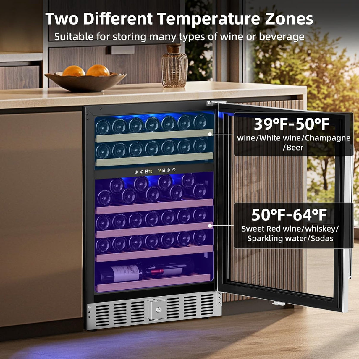Antarctic Star 24 Inch Wine Fridge W58140B - ANTARCTIC - STARBeverage Refrigerators