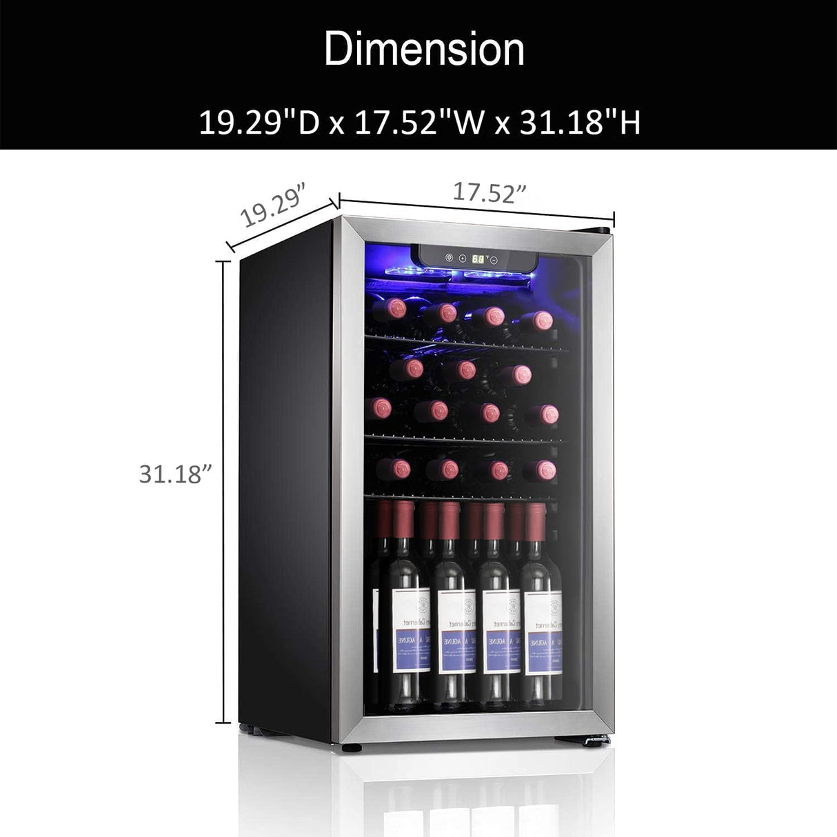 Antarctic Star 26 Bottle Wine Cooler - ANTARCTIC - STAR