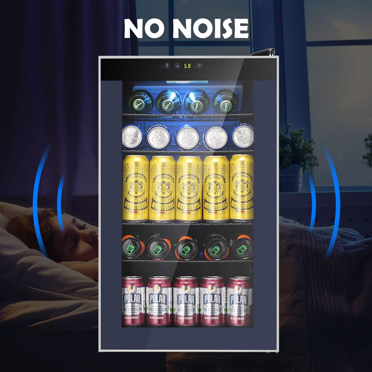 Antarctic Star 2.6 Cu.ft Wine Fridge W5875H - ANTARCTIC - STARBeverage Refrigerators