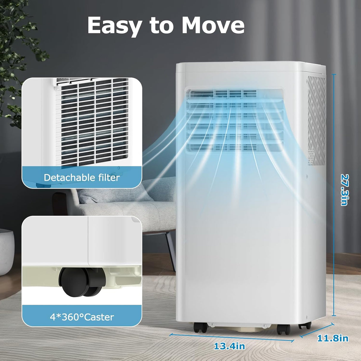 Antarctic Star 3 - in - 1 Portable Air Conditioners A5413 - ANTARCTIC - STARAir Conditioner