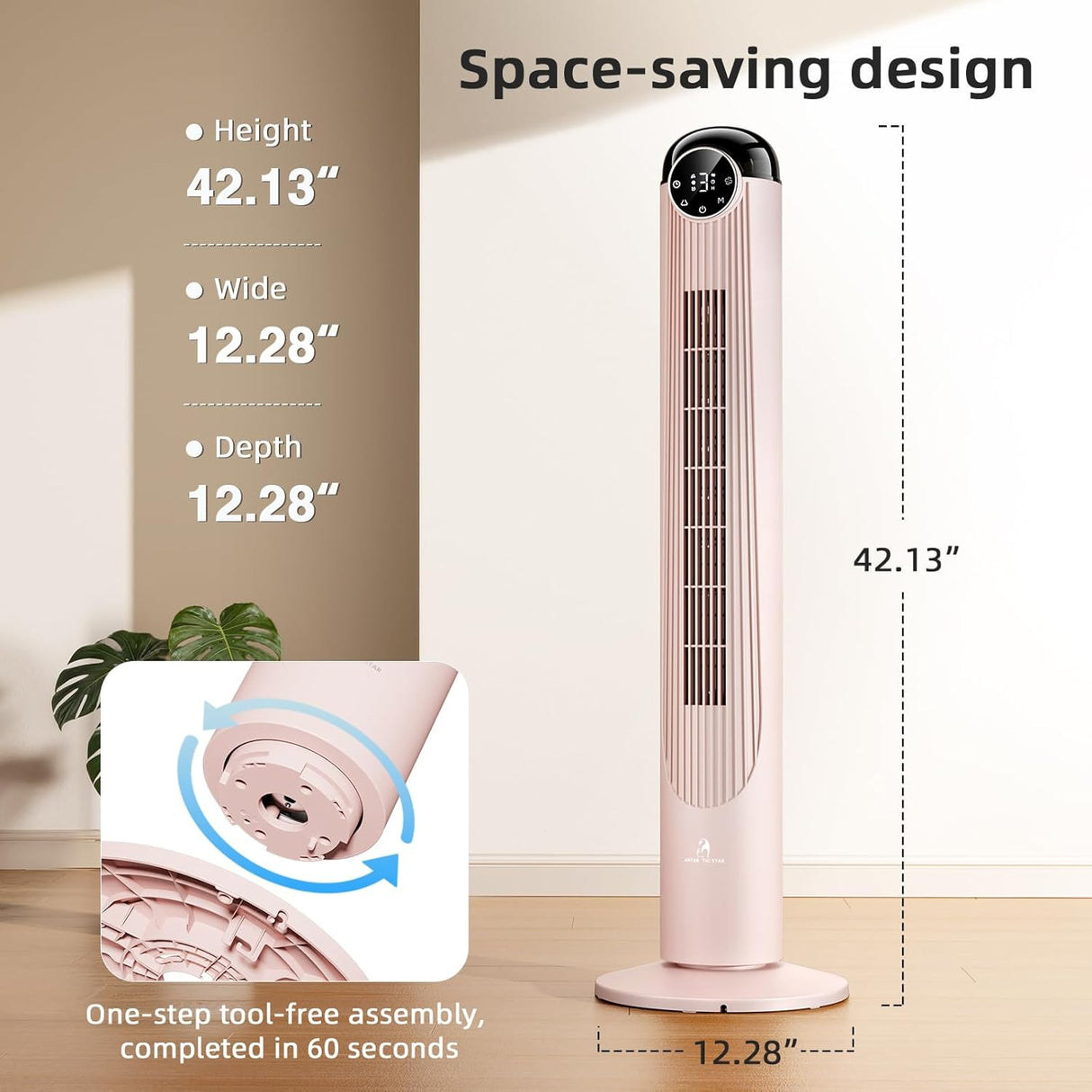 Antarctic Star 36 Inch & 42 Inch Tower Fan 76001ETF0 - ANTARCTIC - STARTower Fan