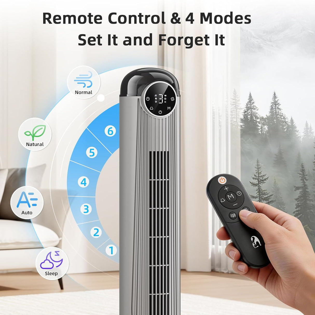 Antarctic Star 36 Inch & 42 Inch Tower Fan 76001ETF0 - ANTARCTIC - STARTower Fan