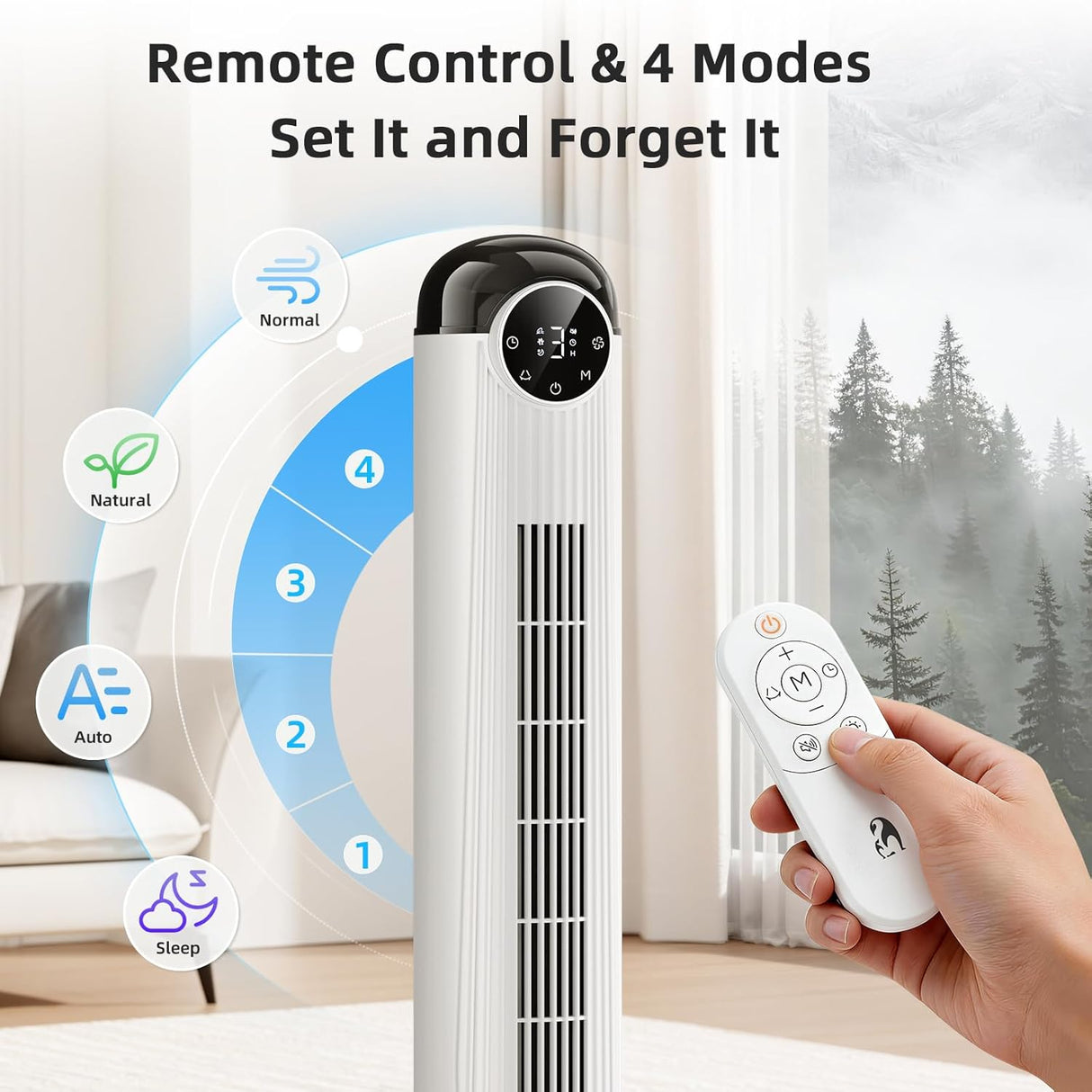 Antarctic Star 36 Inch & 42 Inch Tower Fan 76001ETF0 - ANTARCTIC - STARTower Fan