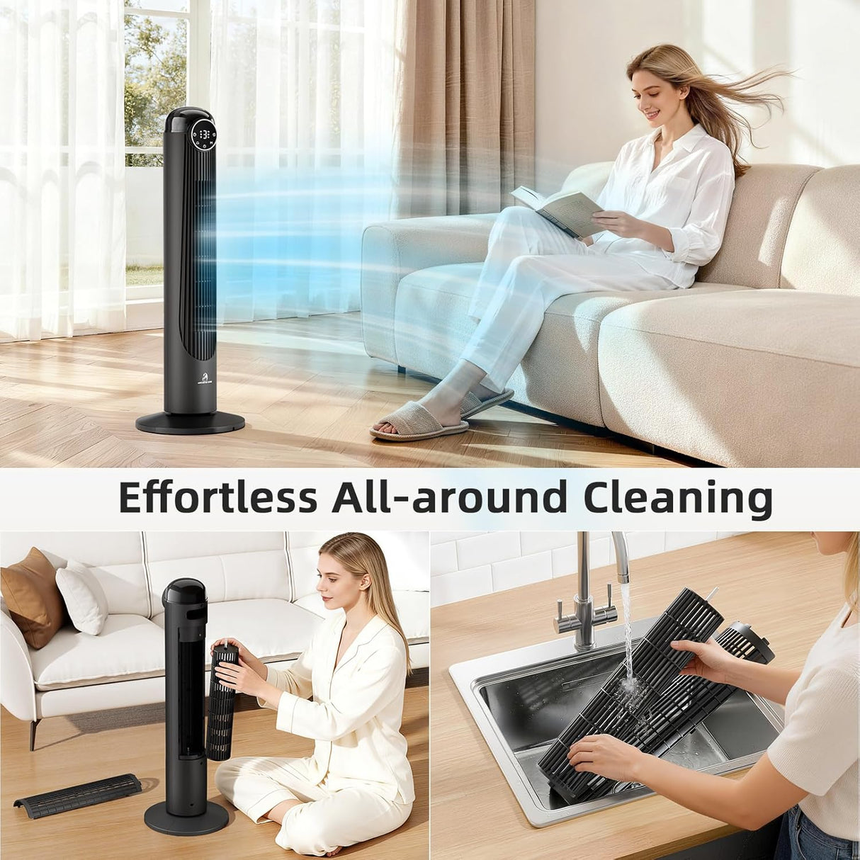 Antarctic Star 36 Inch & 42 Inch Tower Fan 76001ETF0 - ANTARCTIC - STARTower Fan