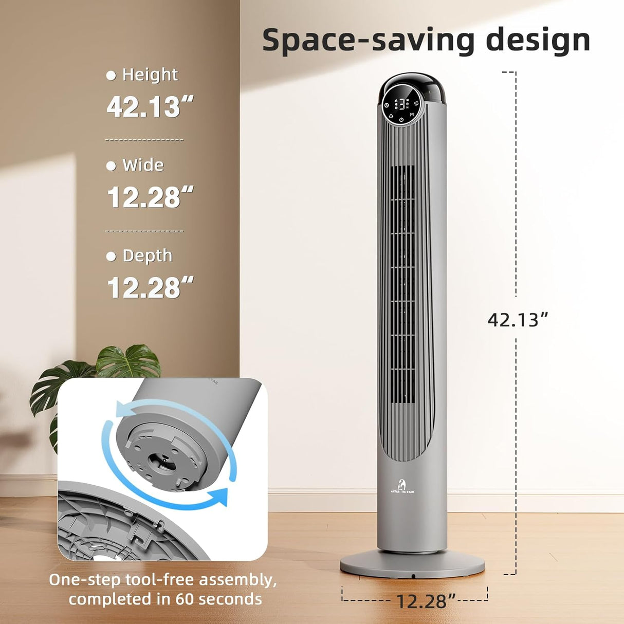 Antarctic Star 36 Inch & 42 Inch Tower Fan 76001ETF0 - ANTARCTIC - STARTower Fan