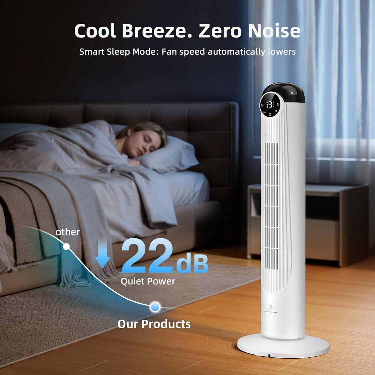 Antarctic Star 36 Inch & 42 Inch Tower Fan 76001ETF0 - ANTARCTIC - STARTower Fan
