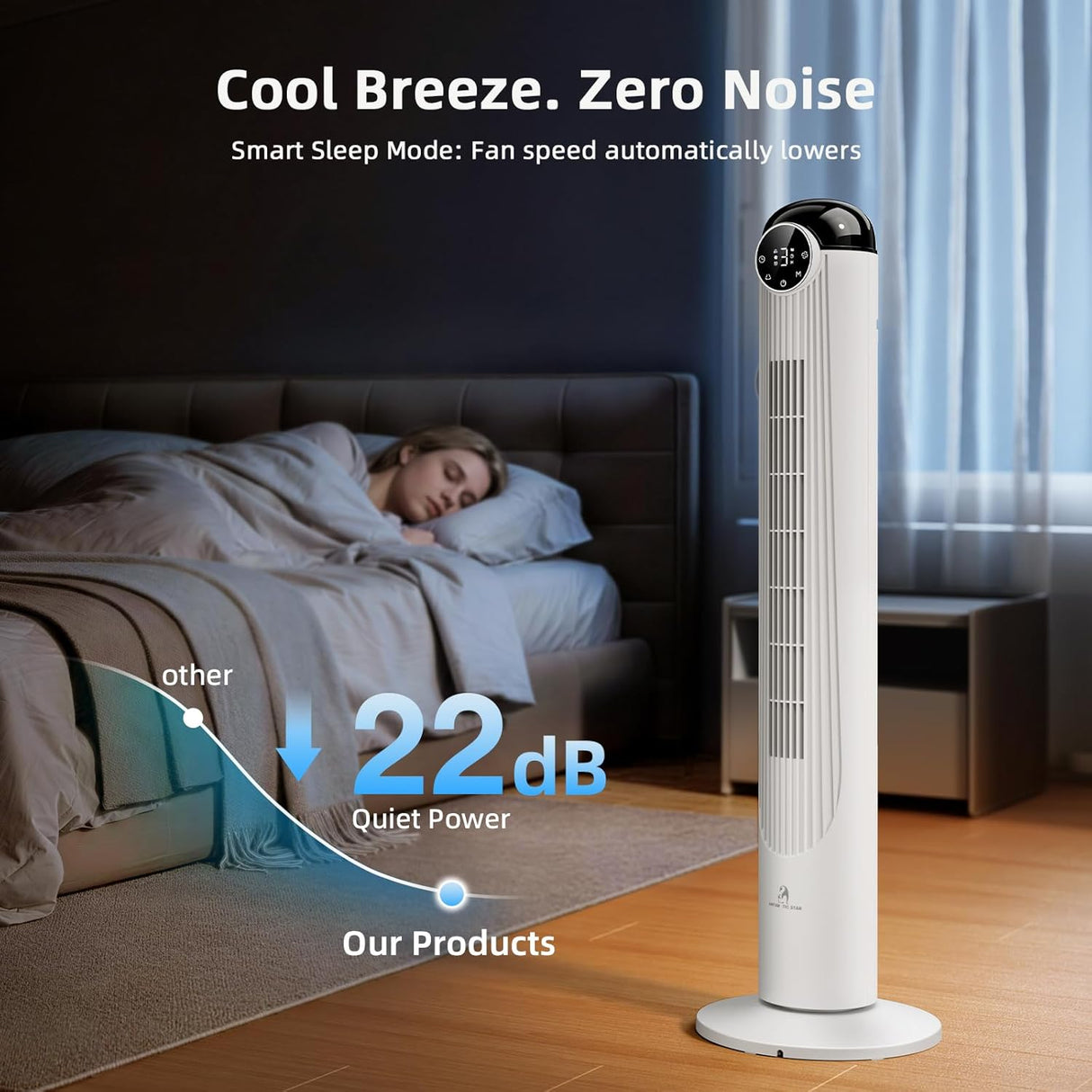 Antarctic Star 36 Inch & 42 Inch Tower Fan 76001ETF0 - ANTARCTIC - STARTower Fan