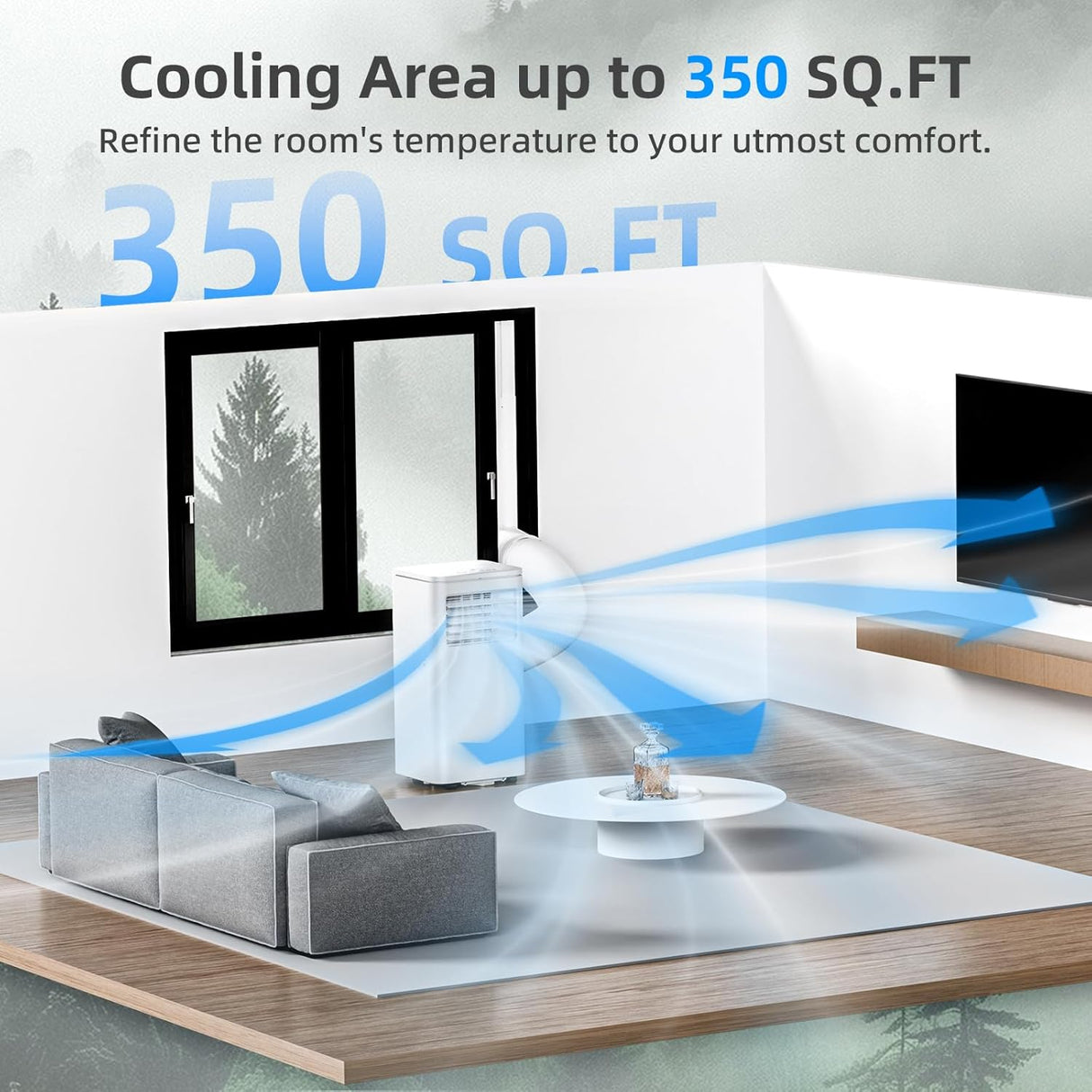 Antarctic Star 4 - in - 1 Portable Air Conditioner A5405 - ANTARCTIC - STARAir Conditioner