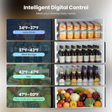 Antarctic Star 6 Cu.Ft. Outdoor Commercial Refrigerator with Glass Door & LED Lighting - ANTARCTIC-STARBeverage Refrigerators