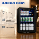 Antarctic Star Beverage Refrigerator Cooler-1.7Cu.Ft - ANTARCTIC-STAR
