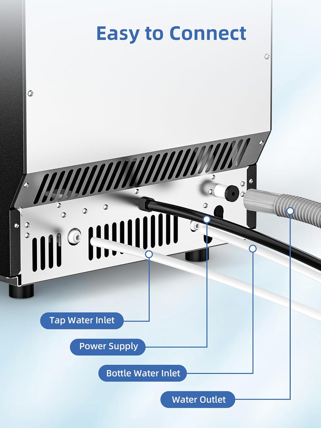 Antarctic Star Commercial Ice Makers Machine Stainless Steel Makers Freestanding - ANTARCTIC - STAR