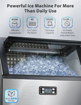 Antarctic Star Commercial Ice Makers Machine Stainless Steel Makers Freestanding - ANTARCTIC - STAR