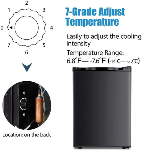 Antarctic Star Compact Chest Upright Freezer - 2.1 cu. - ANTARCTIC - STAR