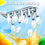 Antarctic Star Countertop Ice Maker Portable Ice Machine with Handle - ANTARCTIC - STAR