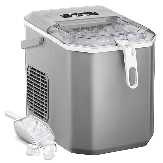 Antarctic Star Countertop Ice Maker Portable Ice Machine with Handle - ANTARCTIC - STAR