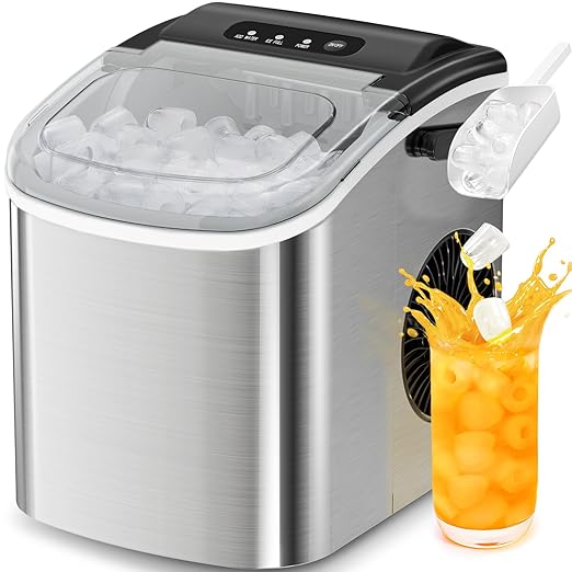 Antarctic Star Countertop Ice Maker Portable Ice Machine with Handle - ANTARCTIC - STAR
