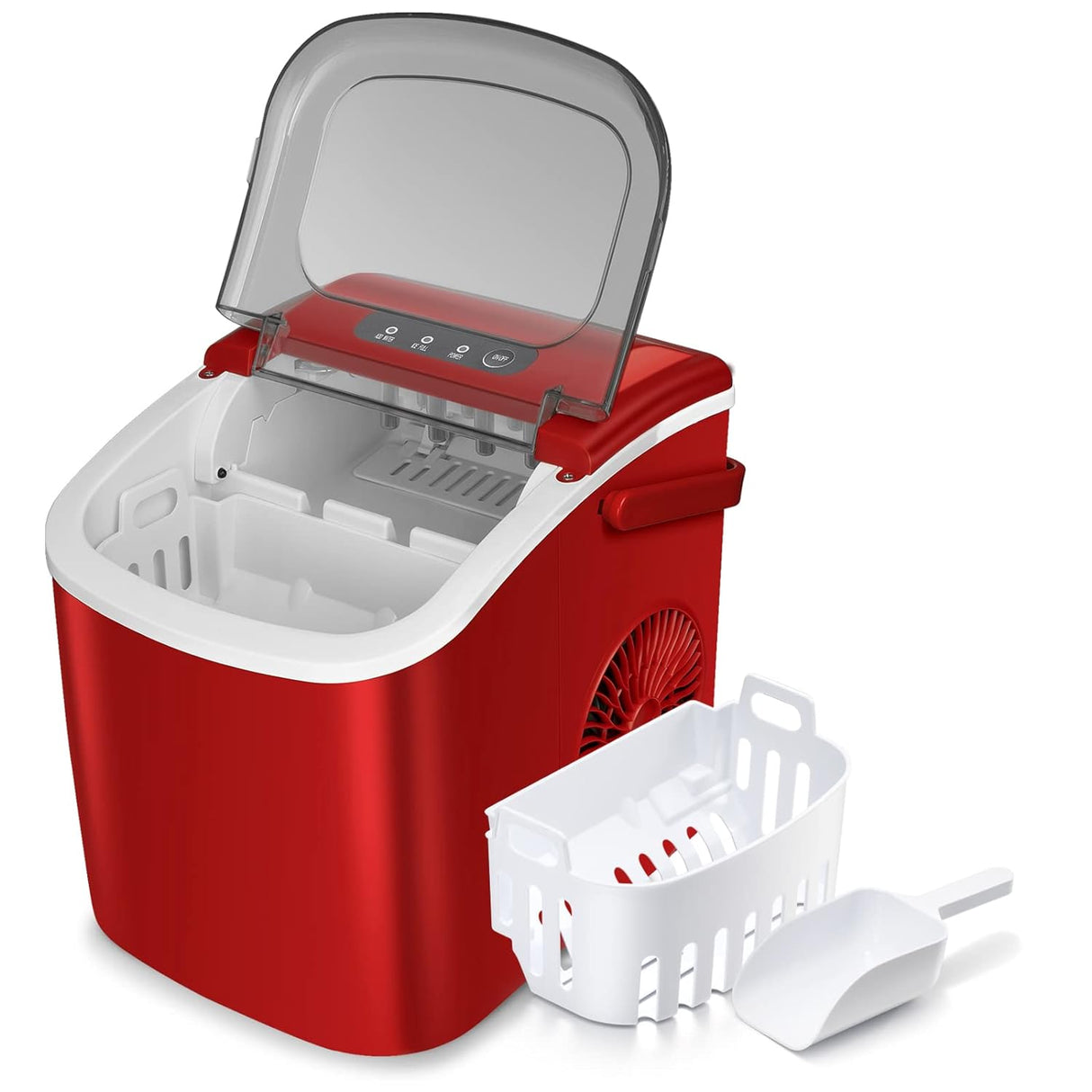 Antarctic Star Countertop Ice Maker Portable Ice Machine with Handle - ANTARCTIC - STAR