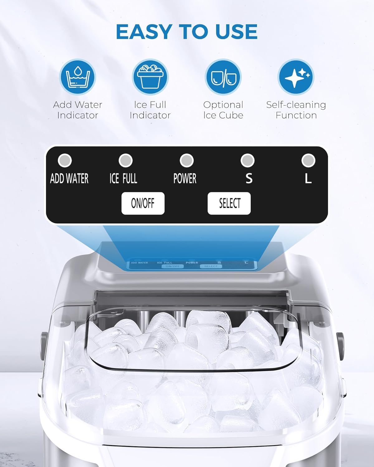 Antarctic Star Ice Makers Countertop with Handle - ANTARCTIC - STARice maker