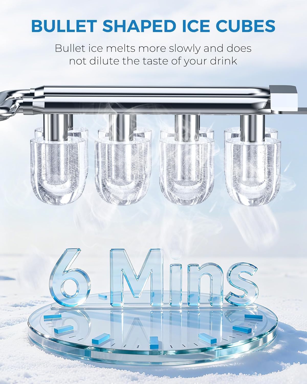 Antarctic Star Ice Makers Countertop with Handle - ANTARCTIC - STARice maker
