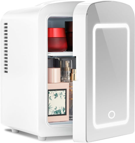 Antarctic Star Makeup Compact Refrigerator With LED Mirror - ANTARCTIC - STAR