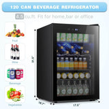 Antarctic Star Mini Beverage Refrigerator 4.4 Cu.Ft - ANTARCTIC - STAR