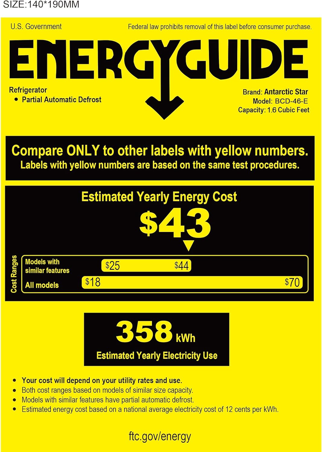 Antarctic Star Mini Fridge Cooler - ANTARCTIC - STAR