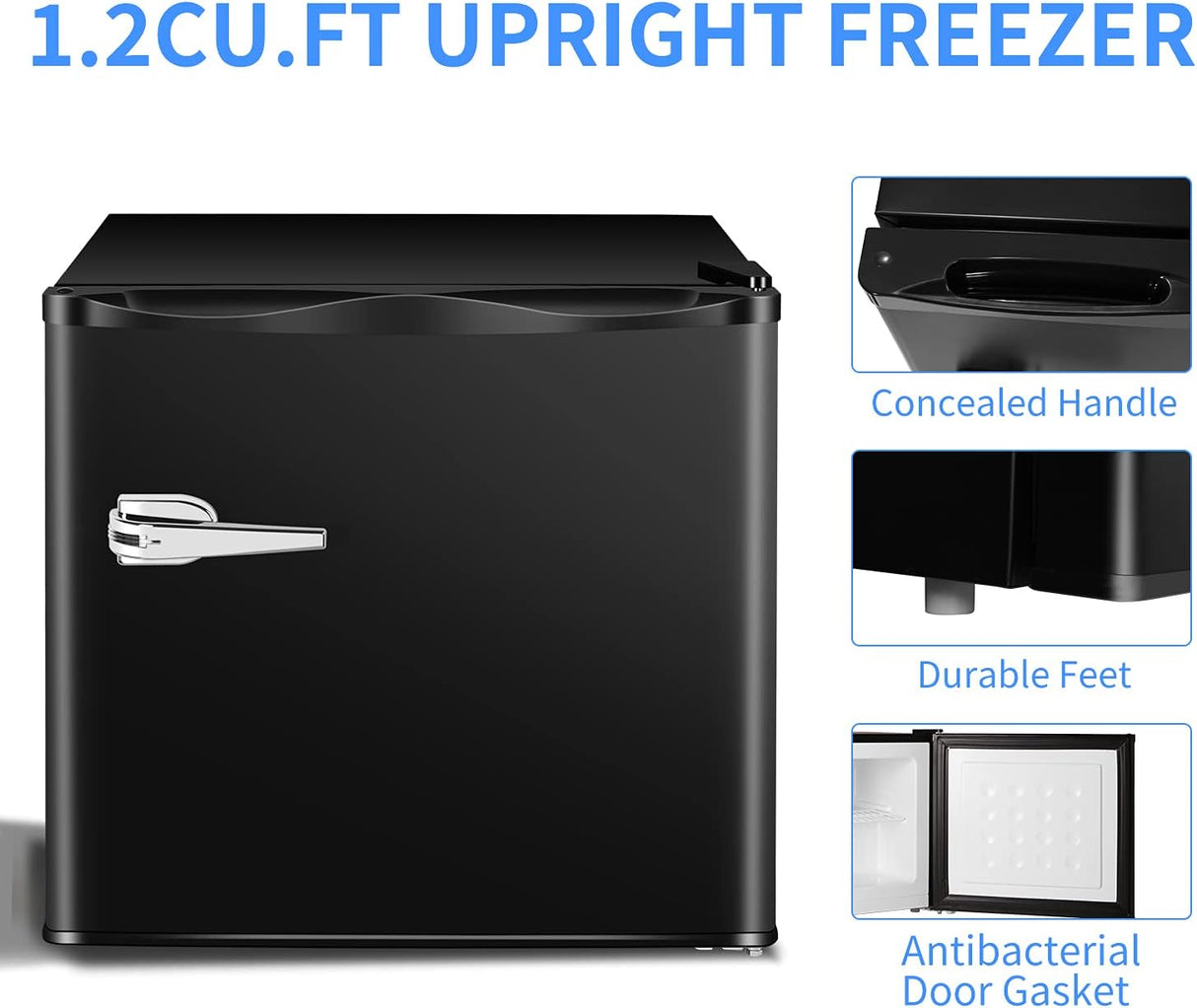 Antarctic Star Mini Upright Freezer - 1.2 cu.ft - ANTARCTIC - STAR