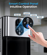 Antarctic Star Nugget Ice Maker with Soft Chewable Ice 44 Lbs/24H - ANTARCTIC - STAR