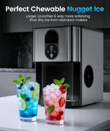 Antarctic Star Nugget Ice Maker with Soft Chewable Ice 44 Lbs/24H - ANTARCTIC - STAR