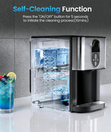 Antarctic Star Nugget Ice Maker with Soft Chewable Ice 44 Lbs/24H - ANTARCTIC - STAR