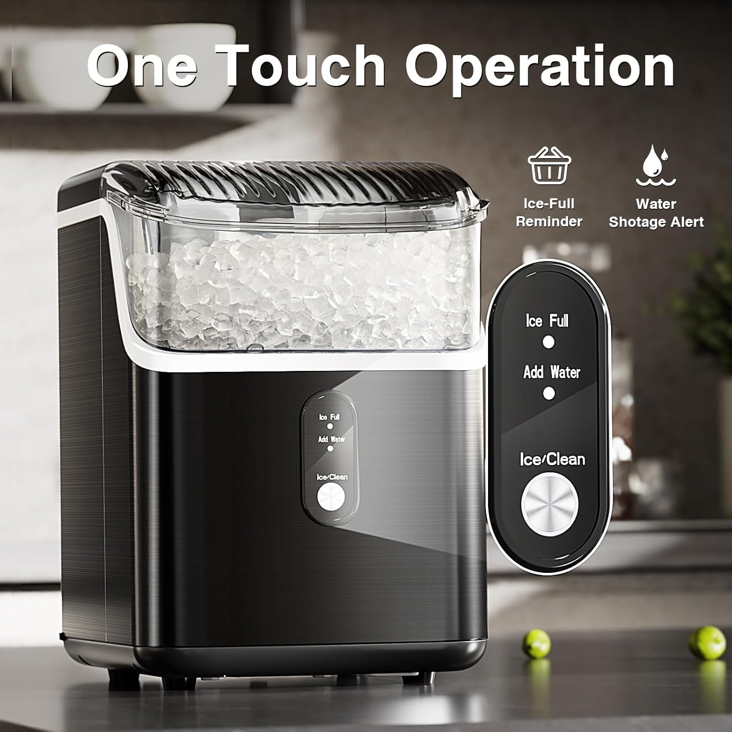Antarctic Star Nugget Ice Maker with Soft Chewable Pellet Ice