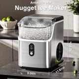 Antarctic Star Nugget Ice Maker with Soft Chewable Pellet Ice 34lbs/24H - ANTARCTIC - STAR