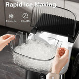 Antarctic Star Nugget Ice Maker with Soft Chewable Pellet Ice 34lbs/24H - ANTARCTIC - STAR