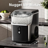Antarctic Star Nugget Ice Maker with Soft Chewable Pellet Ice 34lbs/24H - ANTARCTIC - STAR