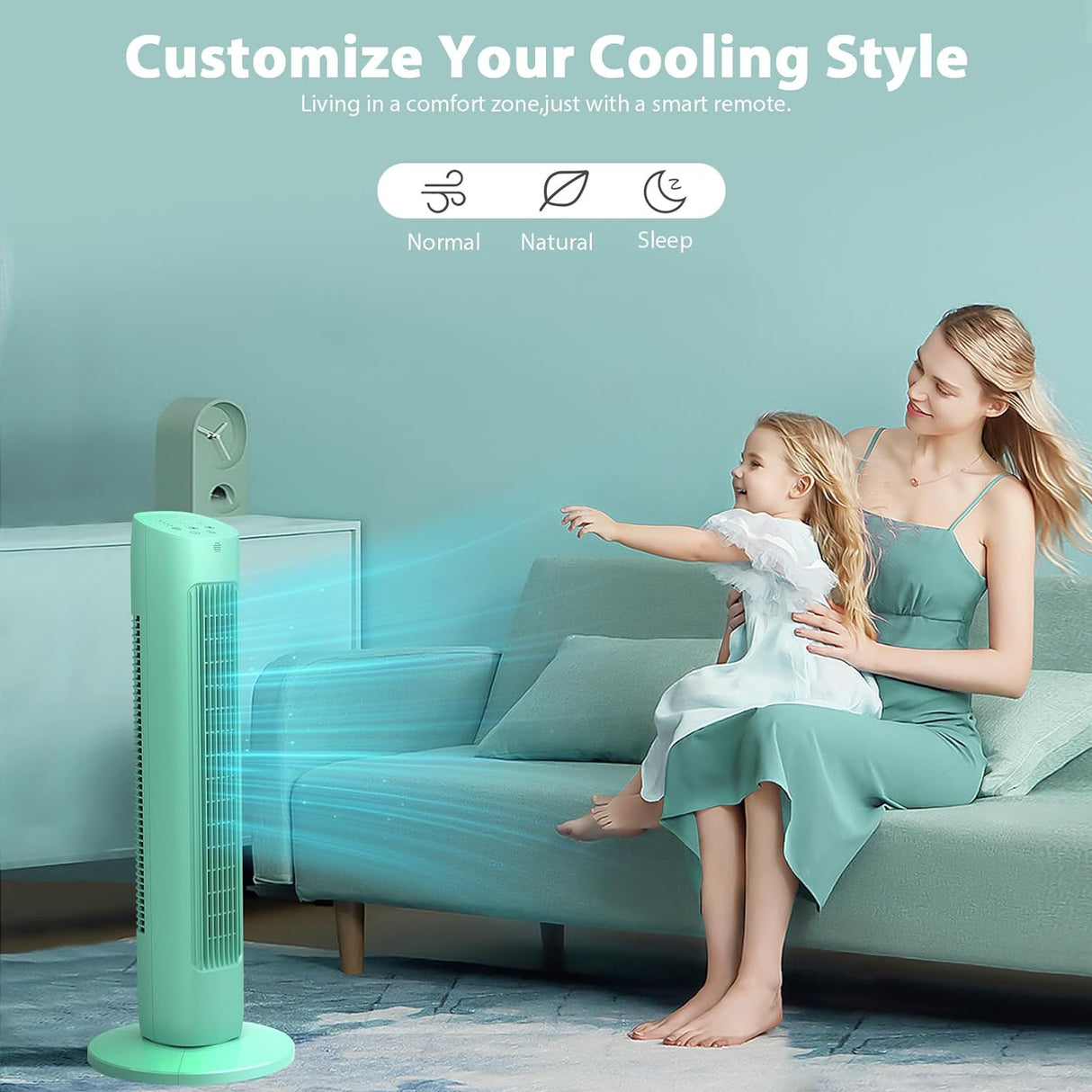 Antarctic Star Tower Fan 360°Oscillating - ANTARCTIC - STAR