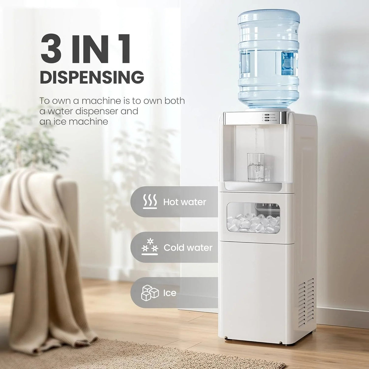 Antarctic star Water Cooler Dispenser with Ice Maker - ANTARCTIC-STARice maker