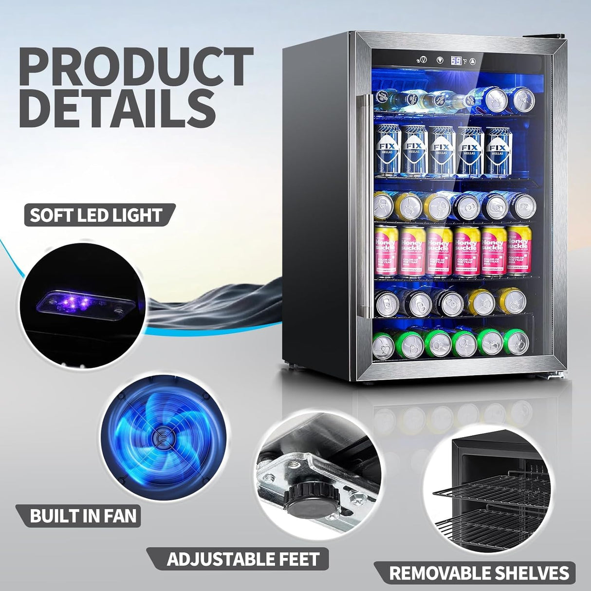 Antarctic Star Wine Cooler/Cabinet Refrigerator Fridge - ANTARCTIC - STAR
